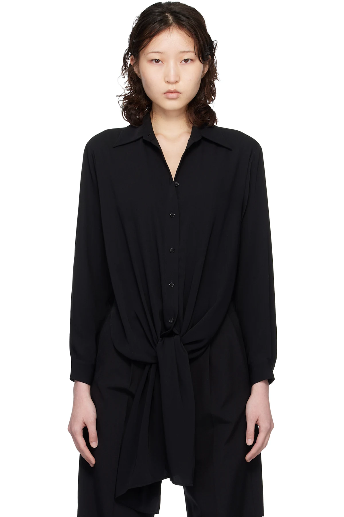 Black Dual-Wear Shirt