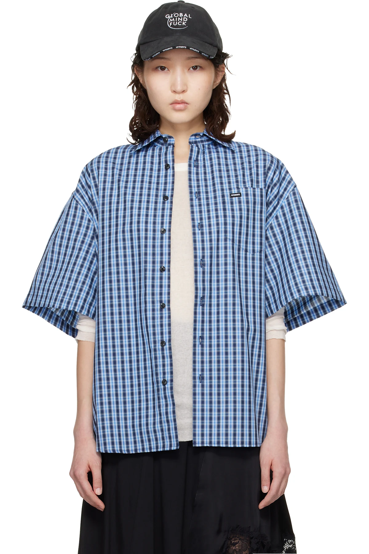 Blue Short Sleeve Shirt