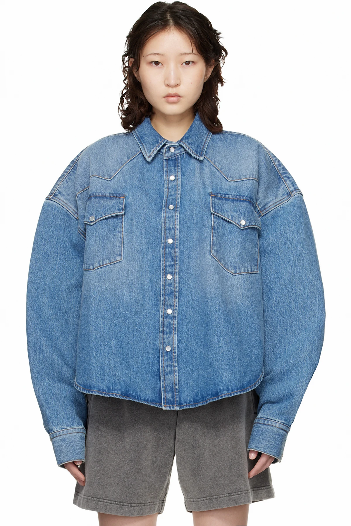 Blue Cowboy Denim Shirt