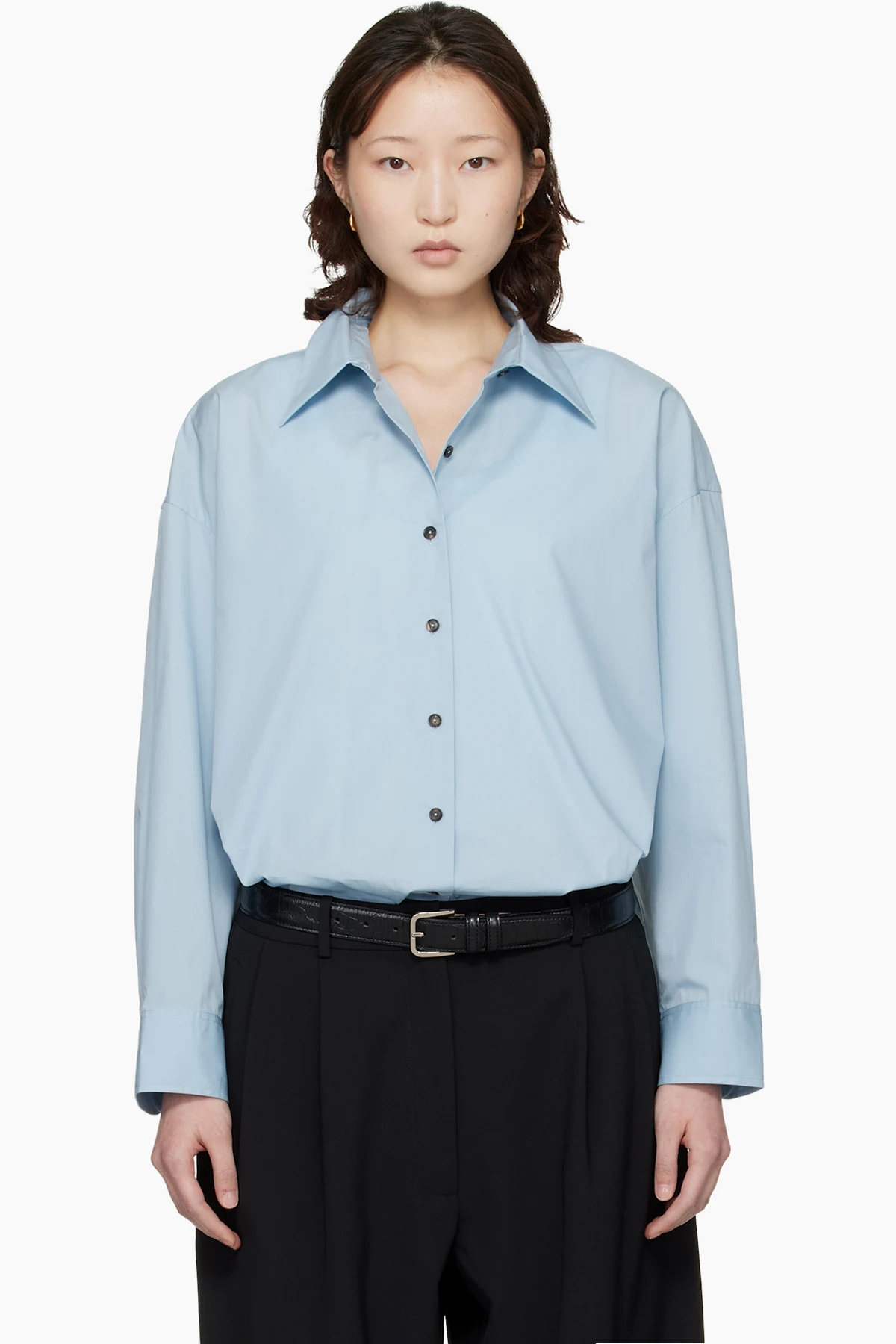 Blue Oversized Shirt