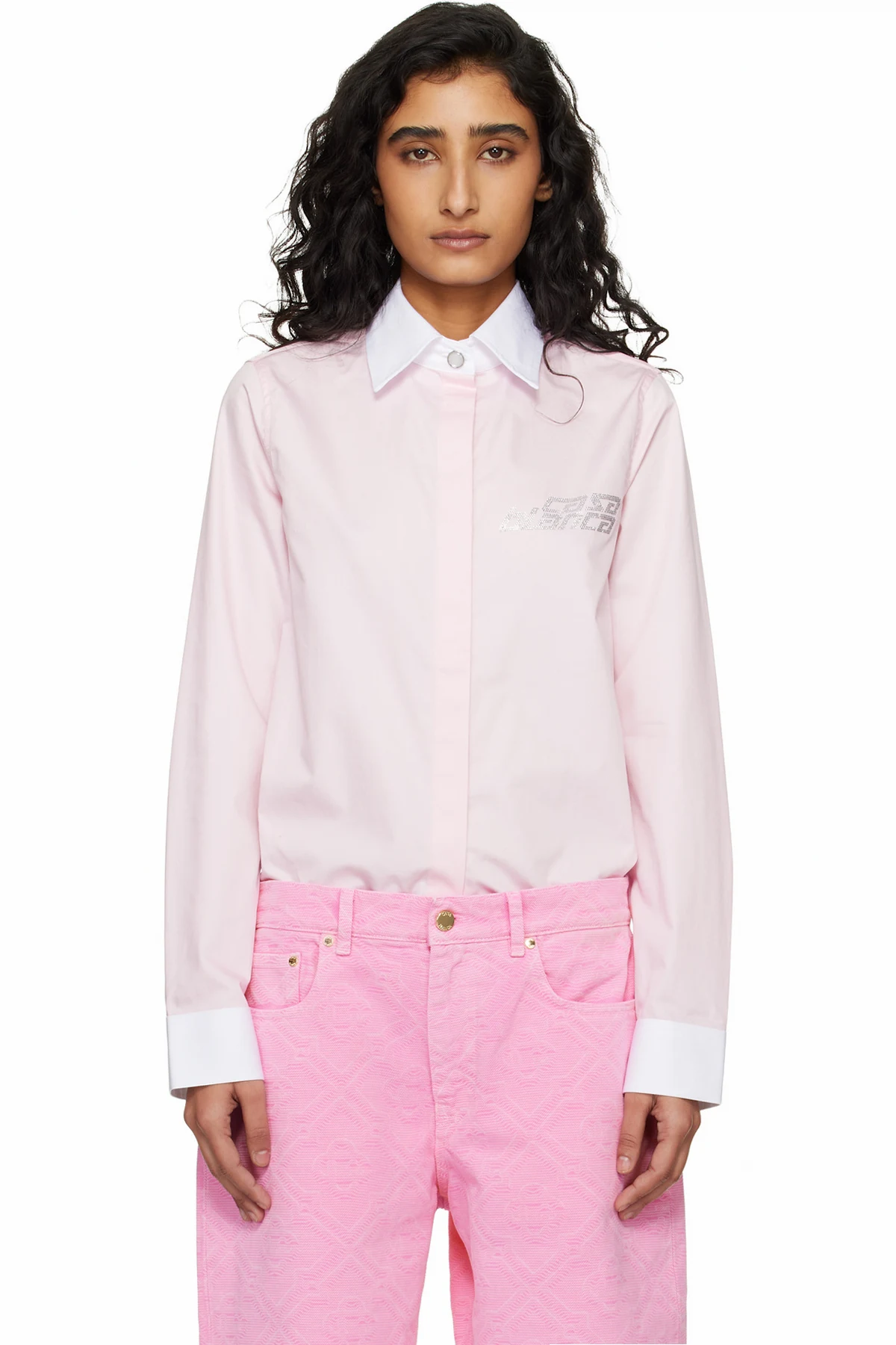 Pink Crystal Logo Shirt