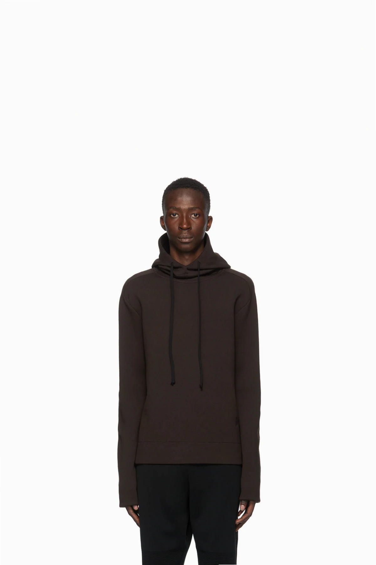 Brown Double-Face Hoodie