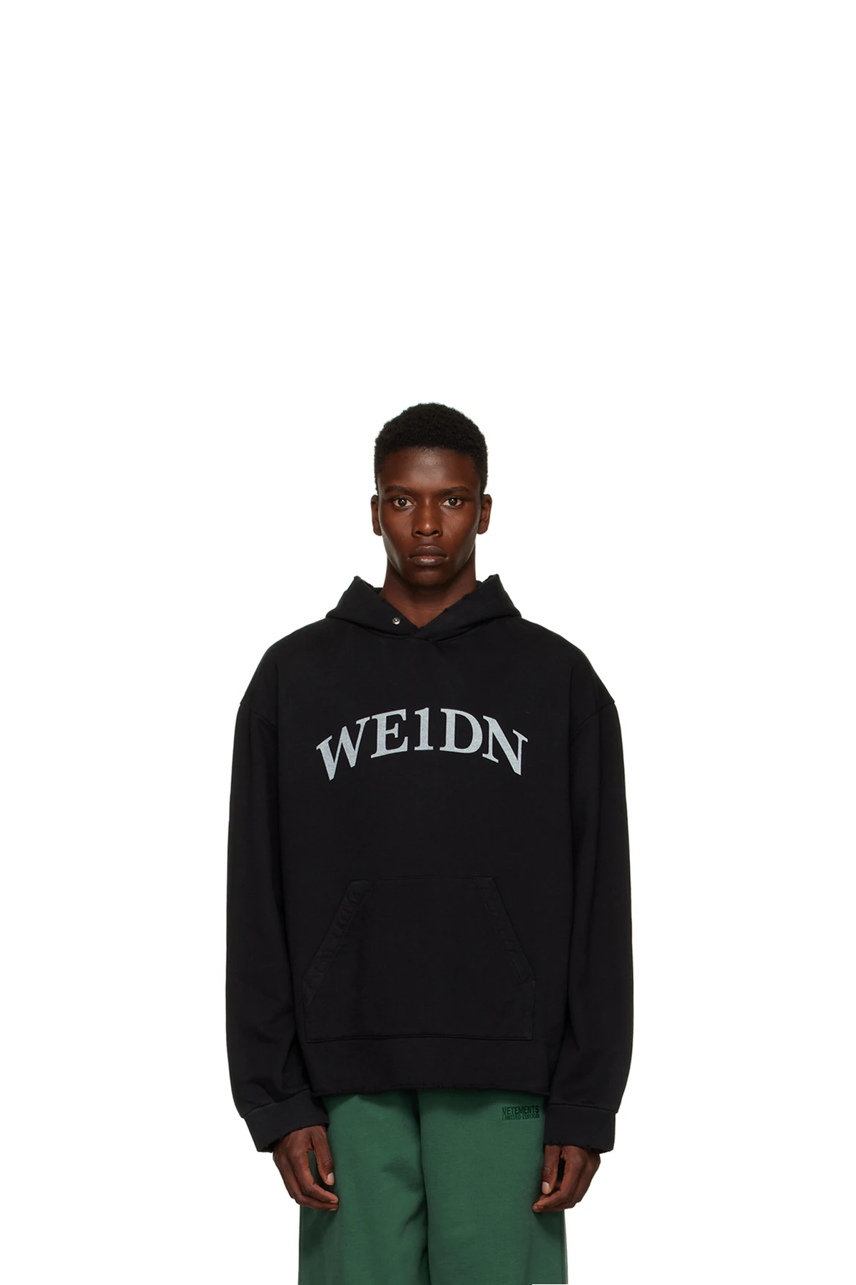 Black Distressed Hoodie