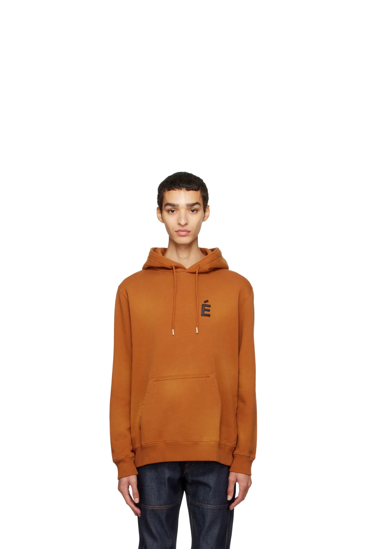 Orange Klein Patch Hoodie
