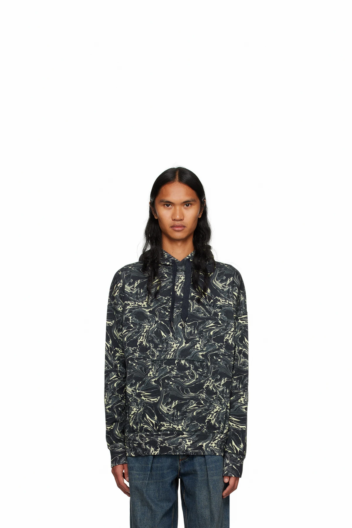 Navy Marvin Hoodie