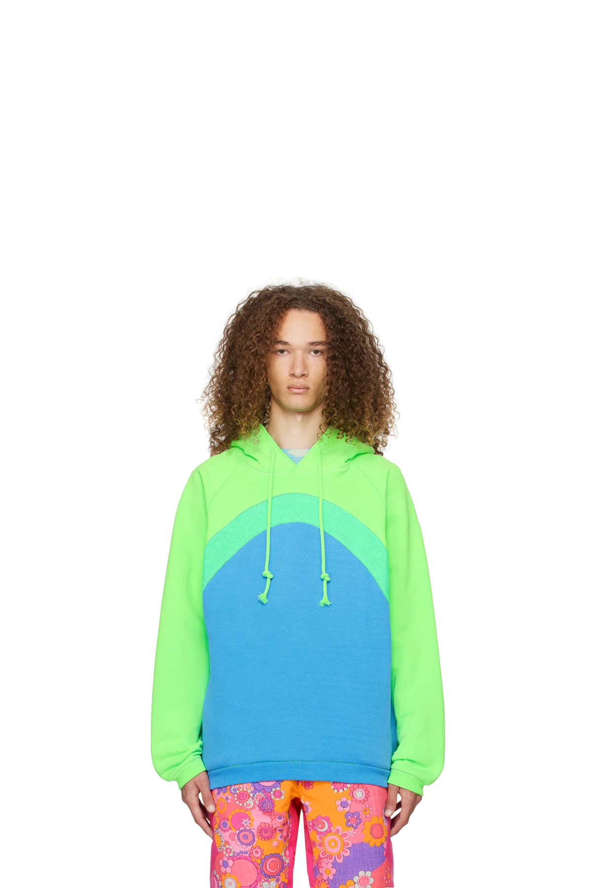 Green & Blue Rainbow Hoodie