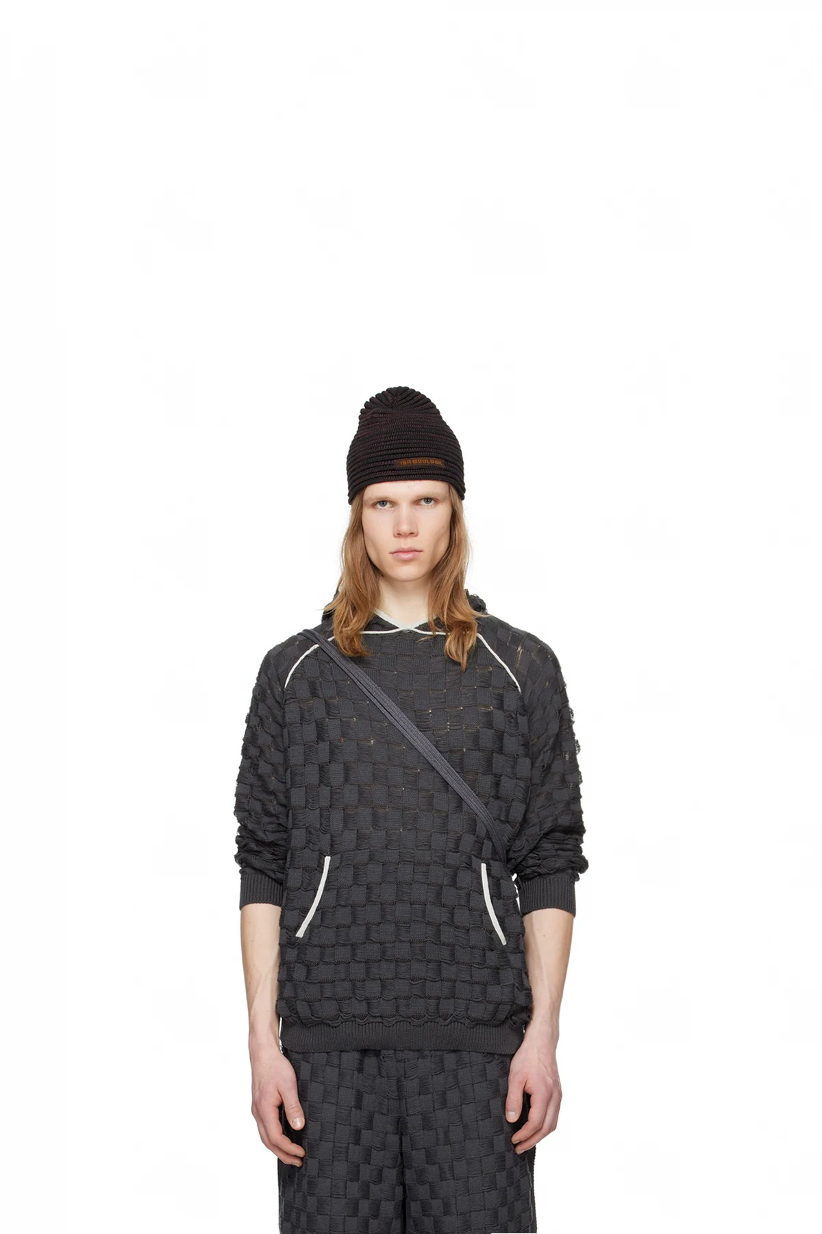 SSENSE Exclusive Gray Chess Hoodie