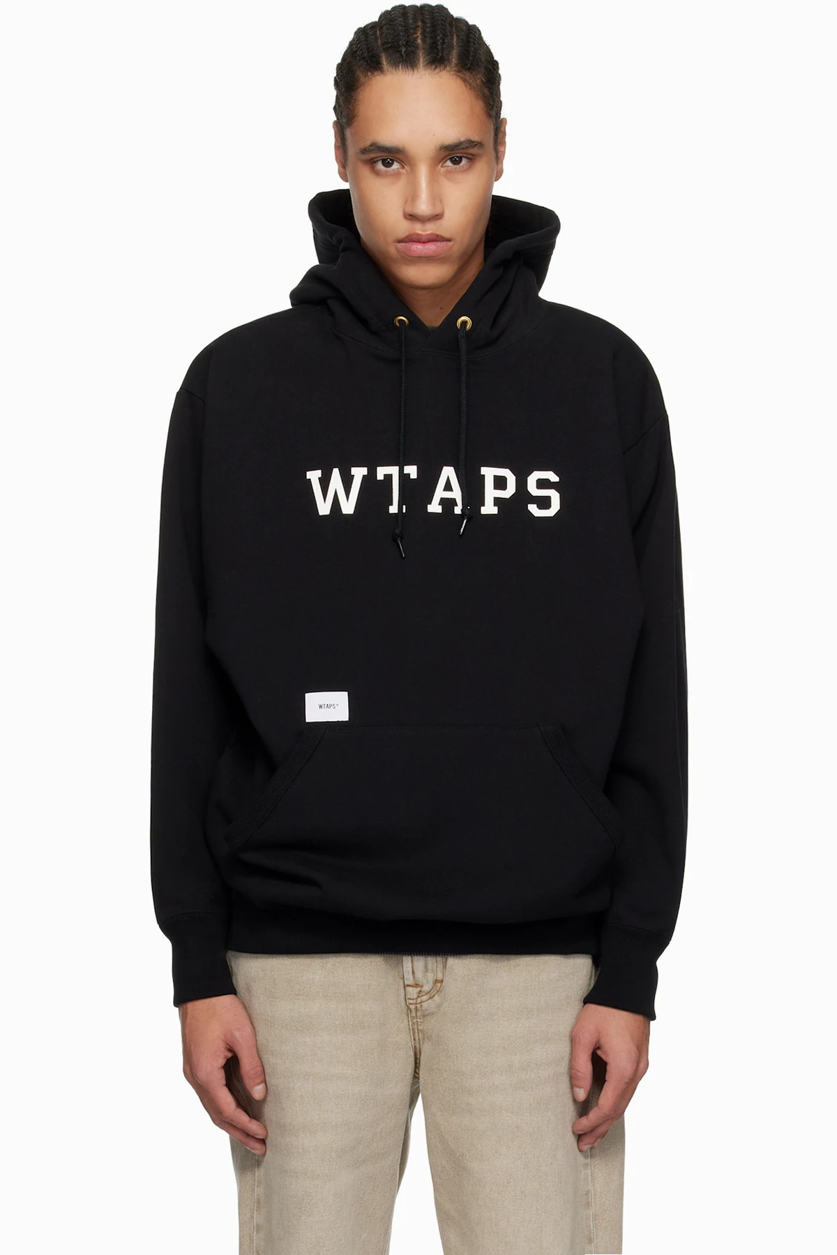 Black Cotton Academy Hoodie