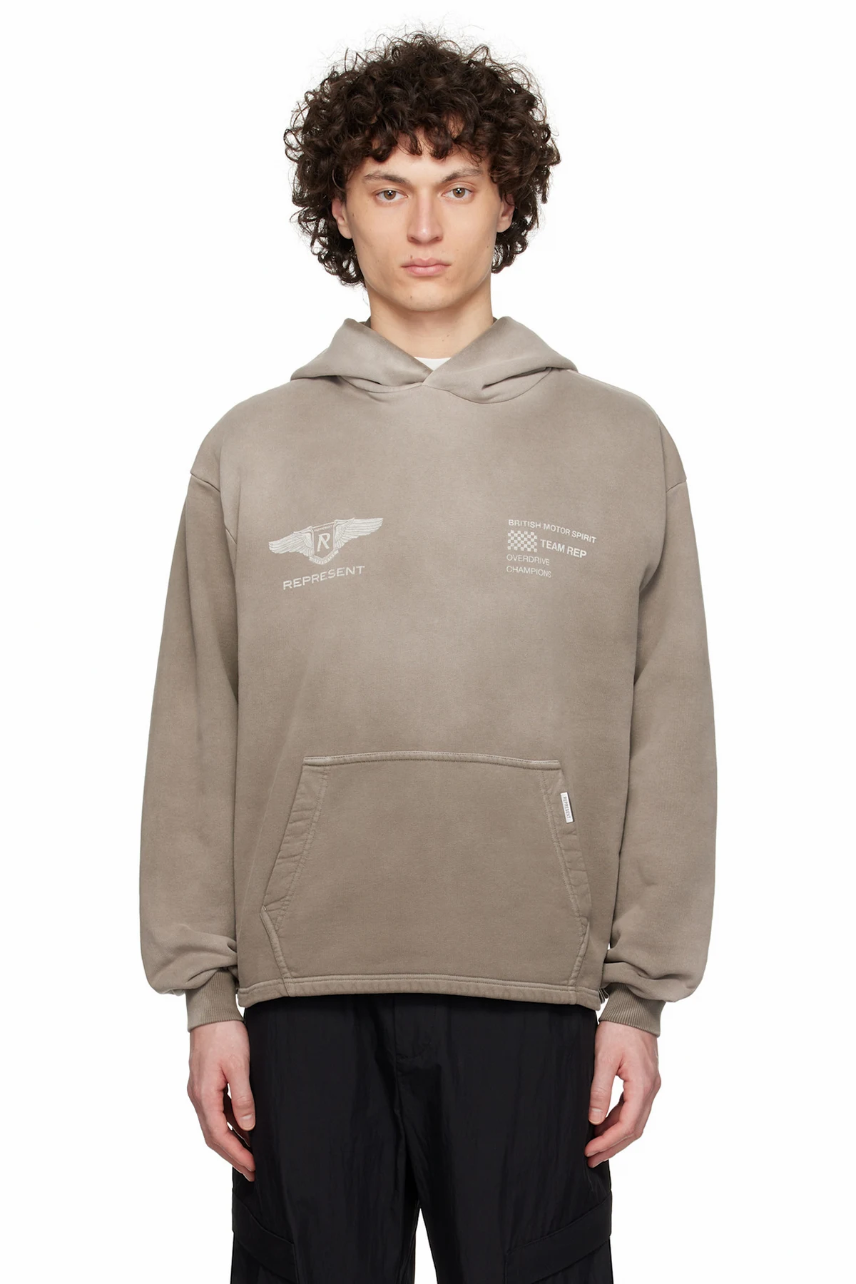 Gray 'Team Rep' Hoodie