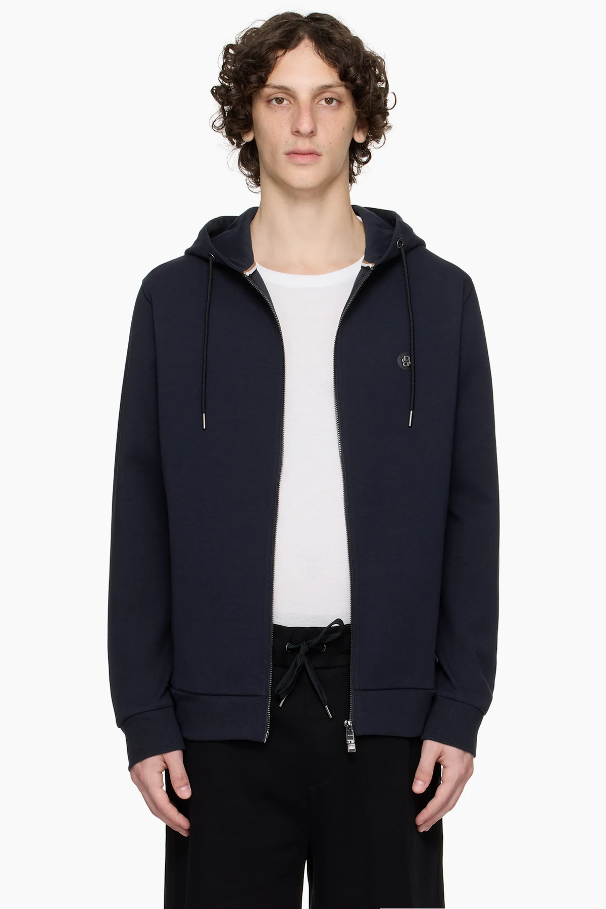 Navy Zip Hoodie