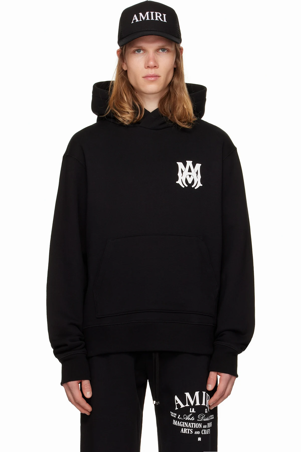 Black MA Core Logo Hoodie