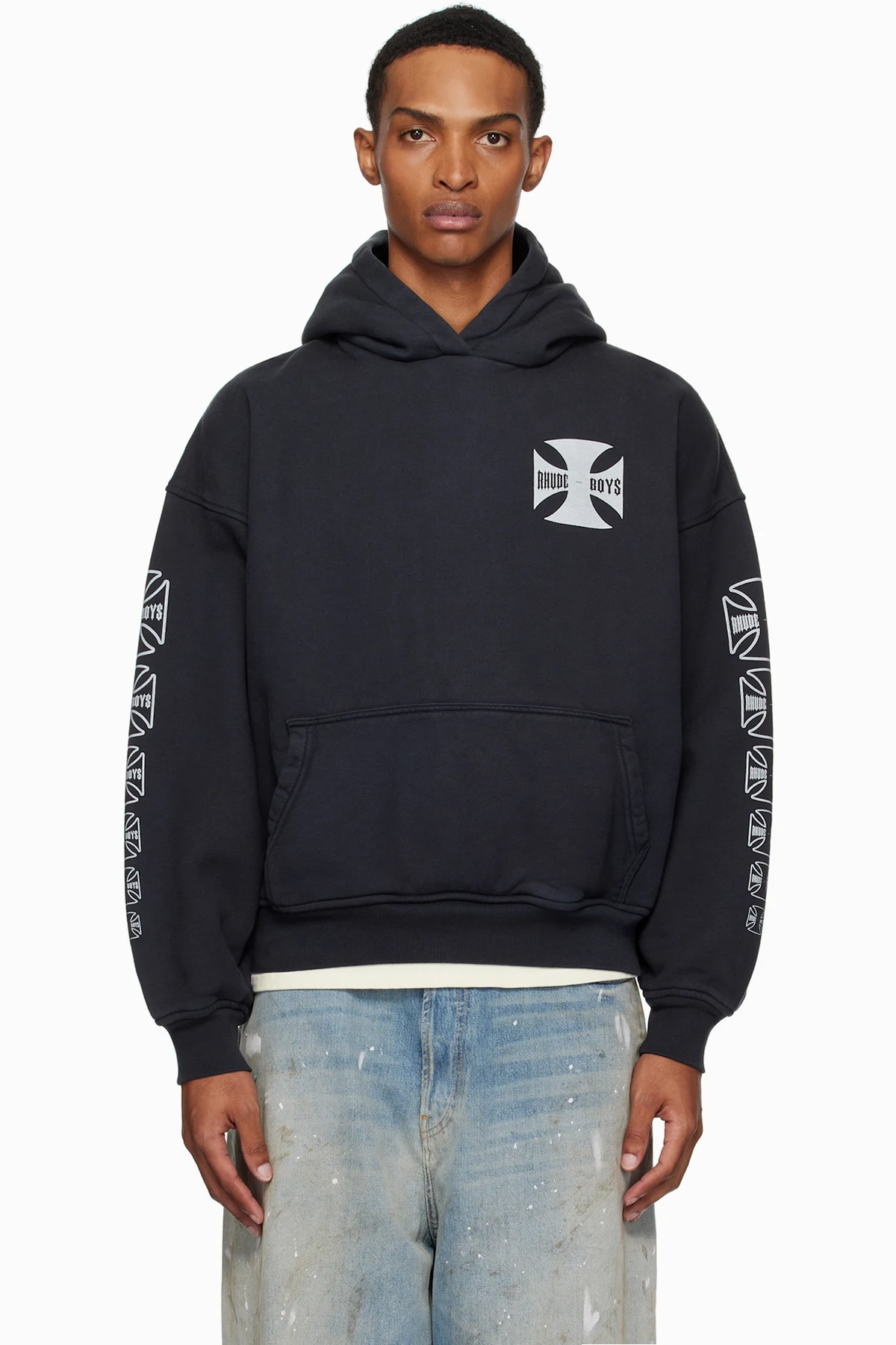 Black 'Rhude Boys' Hoodie