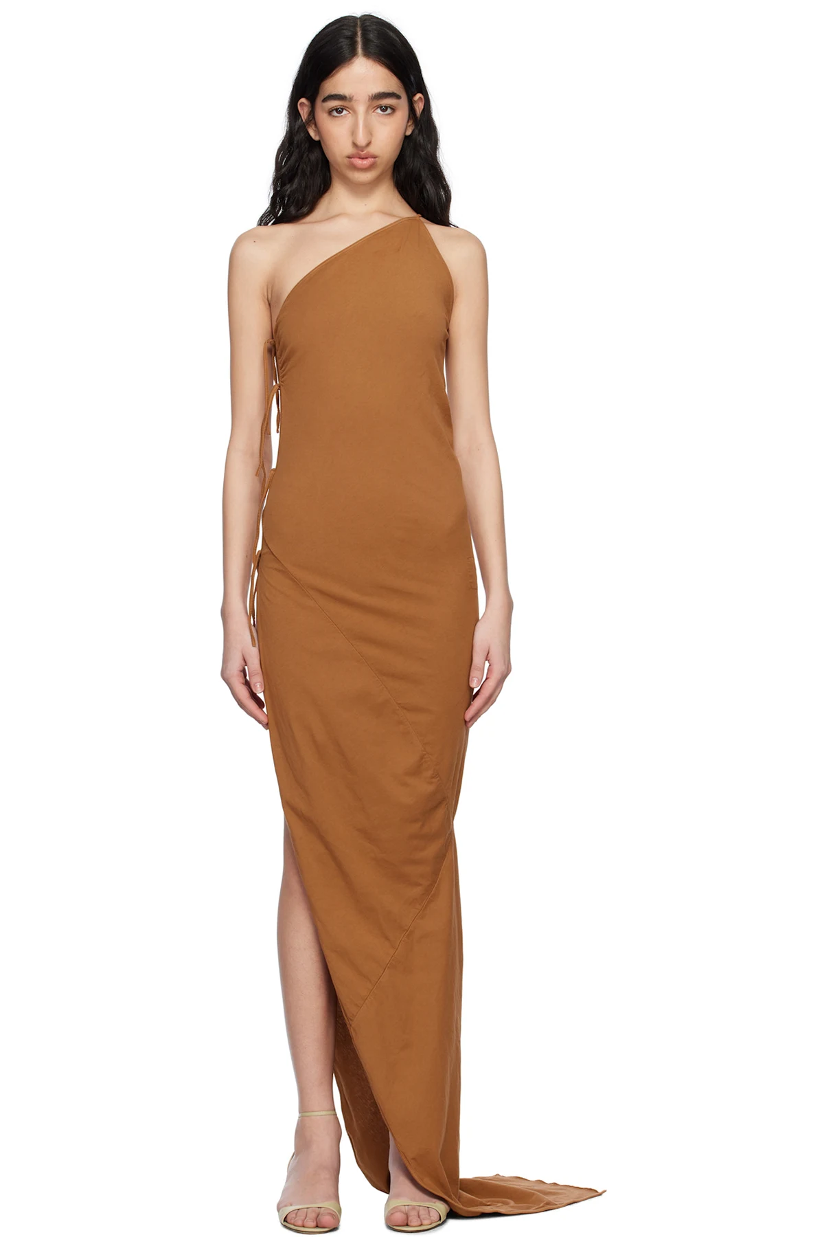 Orange Hollywood Taco Maxi Dress