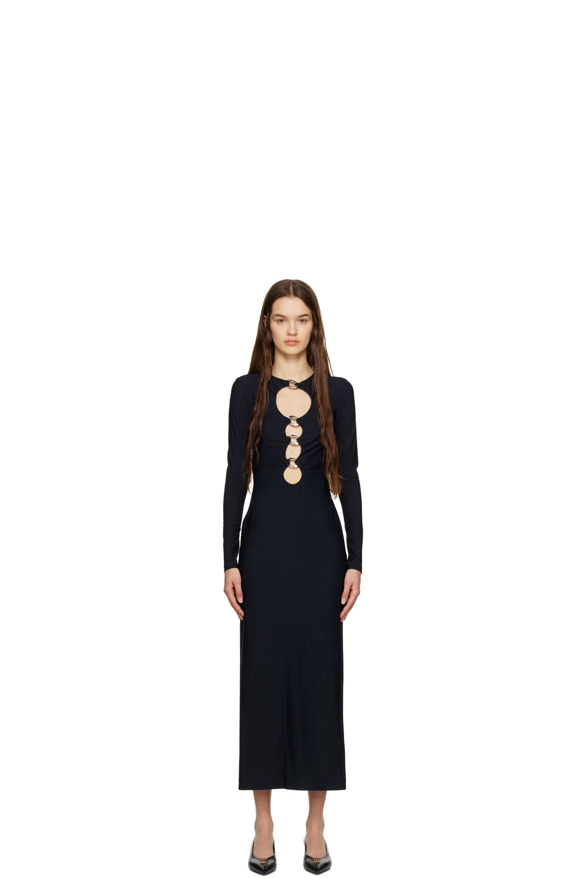 Black Cutout Maxi Dress