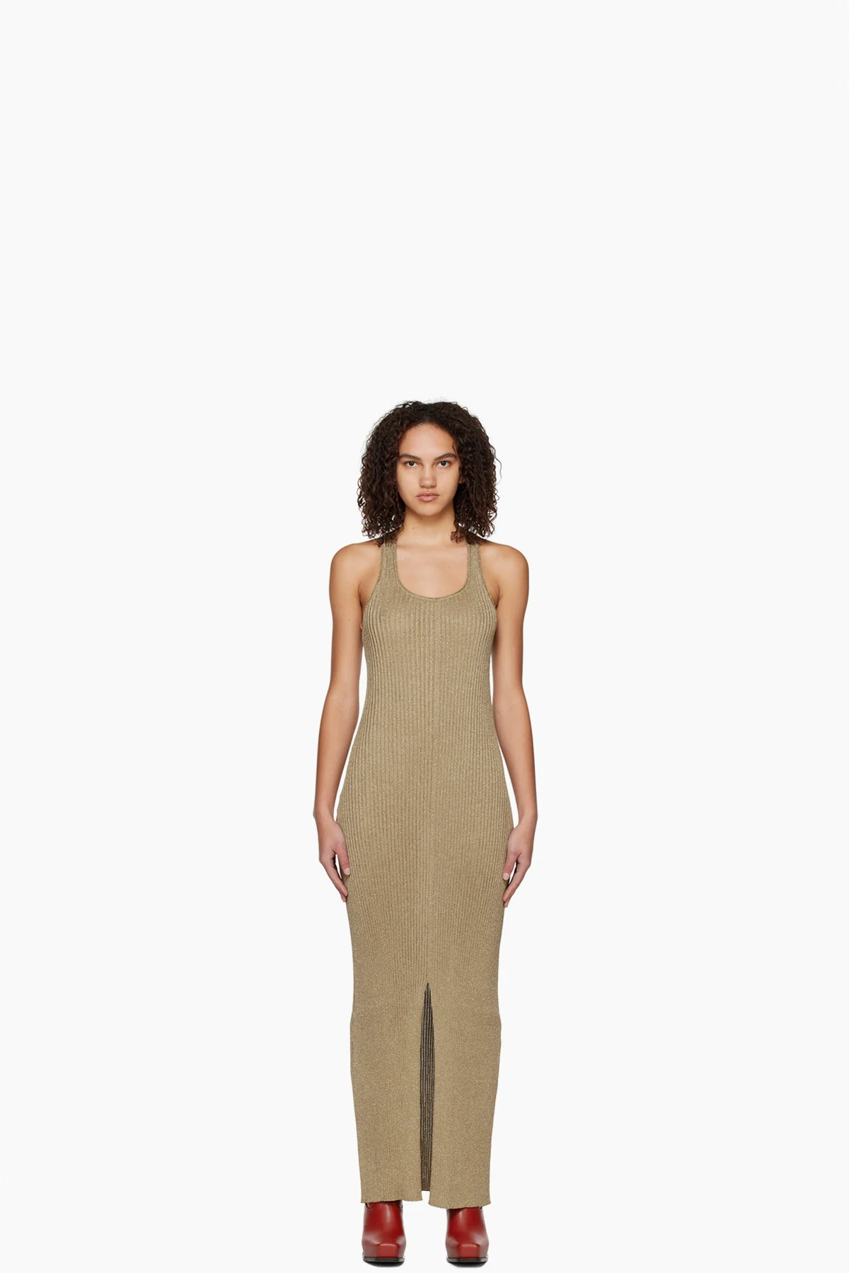 Gold Sparkle Maxi Dress