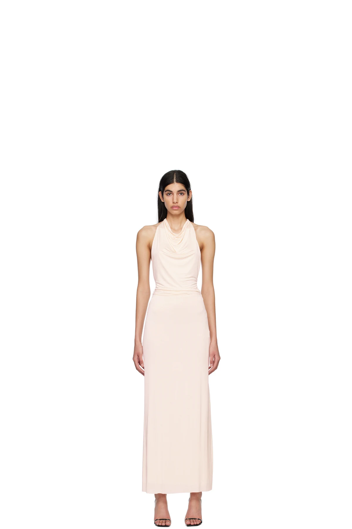 Off-White Ariel Halter Maxi Dress