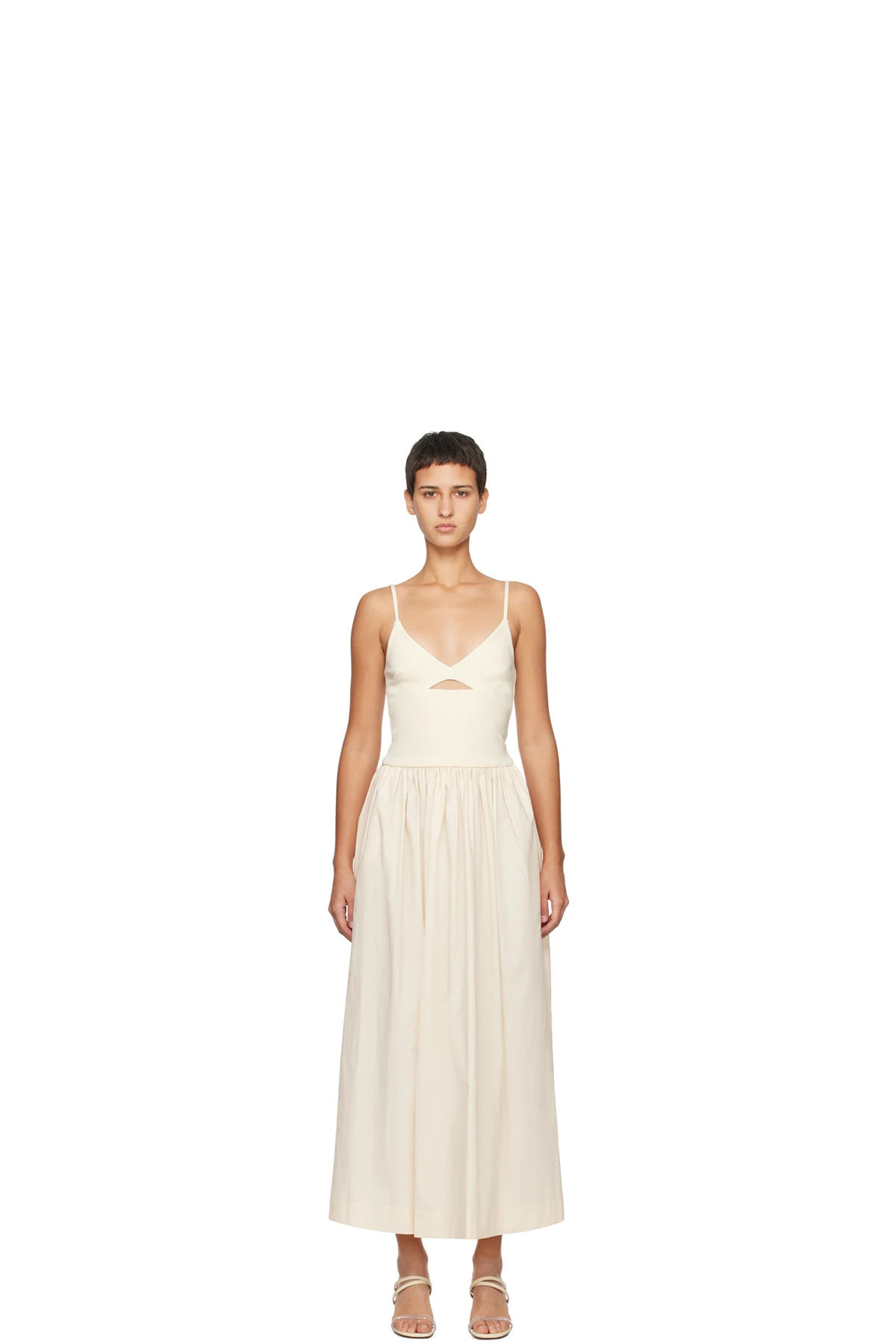 Off-White Tri Knit Maxi Dress