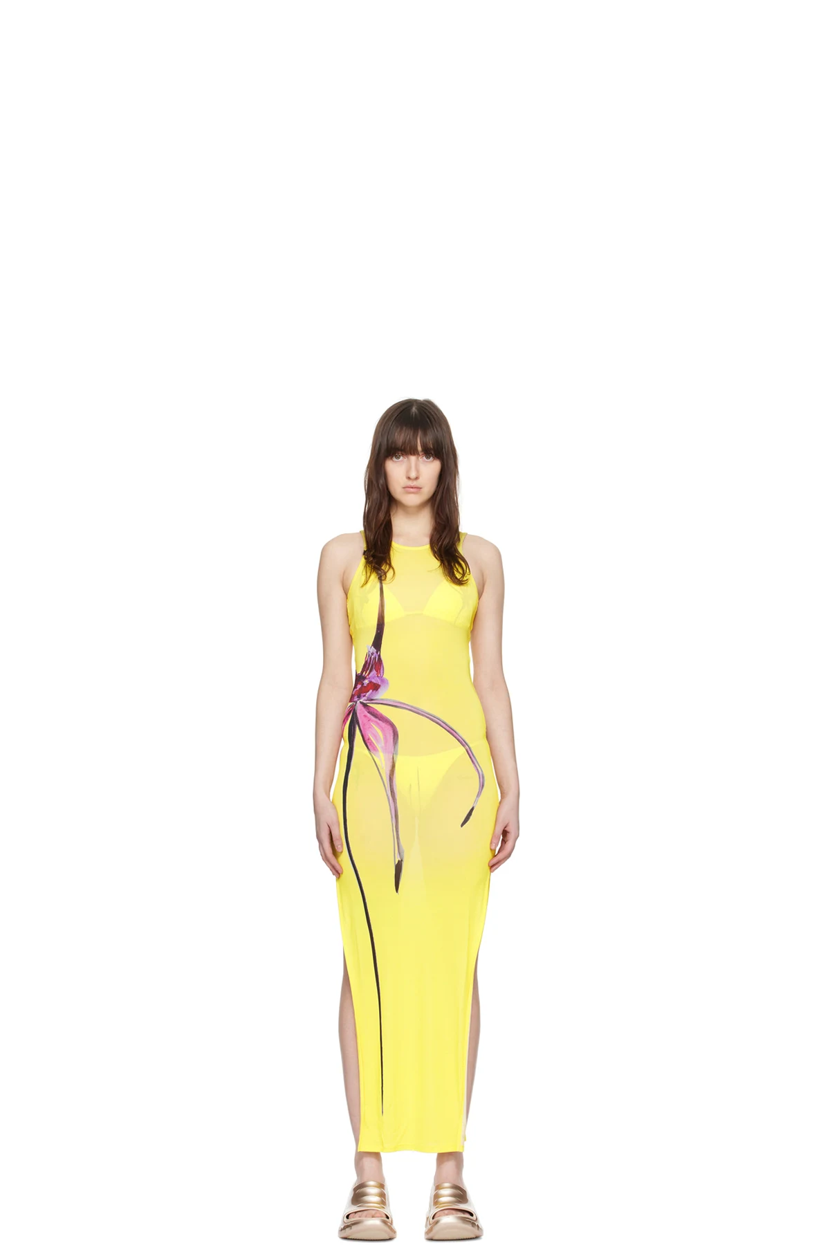 Yellow Sea Breeze Maxi Dress