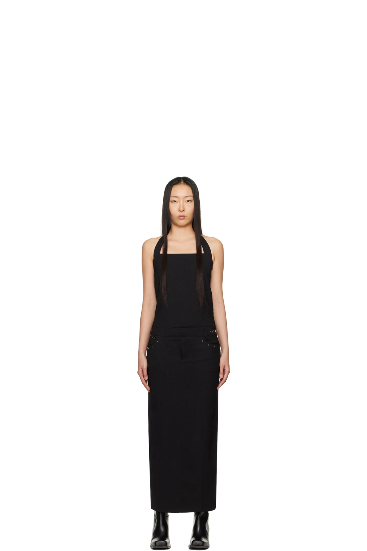 Black Halter Maxi Dress