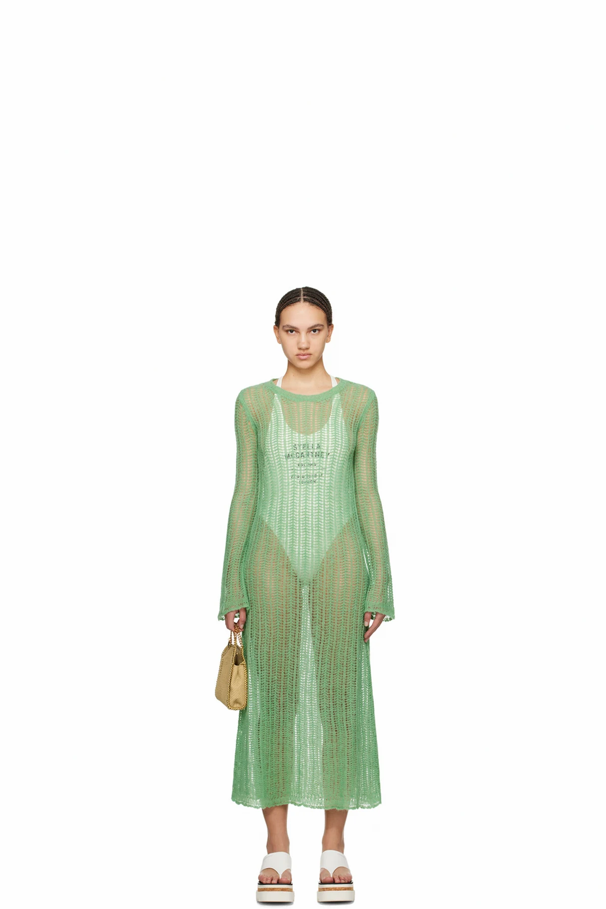 Green Airy Maxi Dress