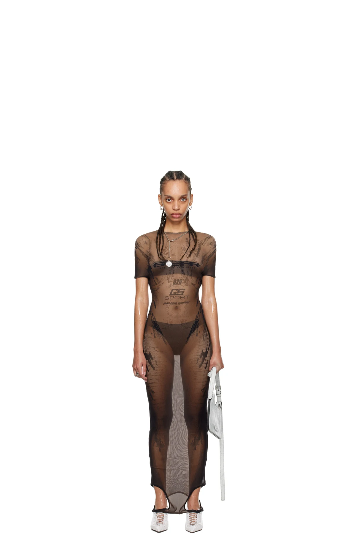 Brown Shayne Oliver Edition 'GS Sport' Maxi Dress