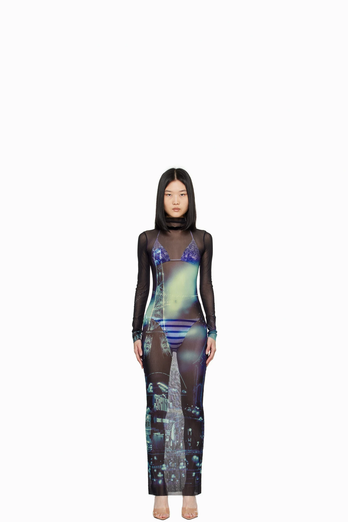 Blue 'The Pigalle' Maxi Dress