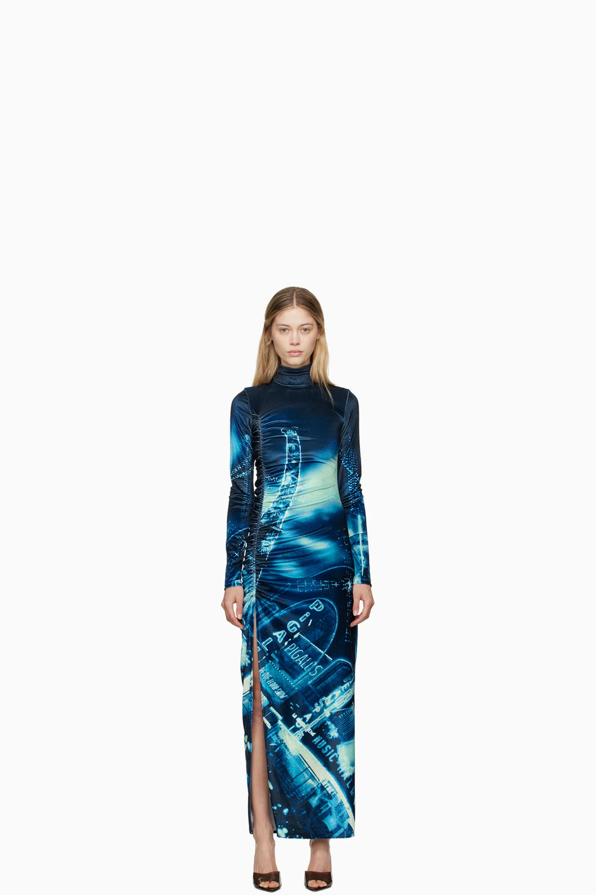 Navy 'The Velvet Pigalle' Maxi Dress