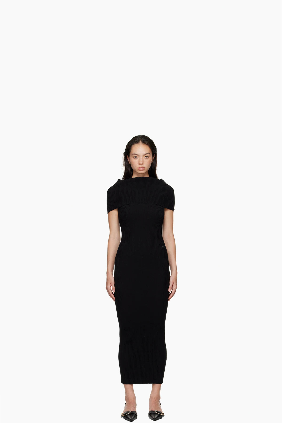 Black Twist Maxi Dress