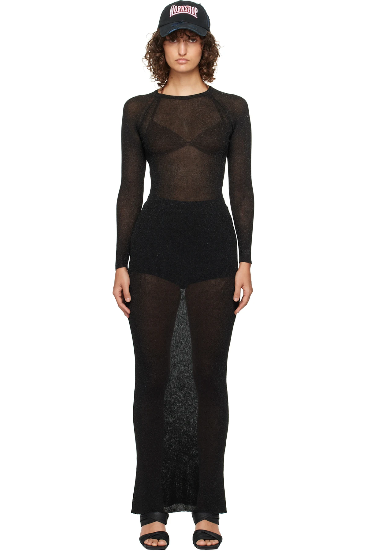 Black Threshold Maxi Dress