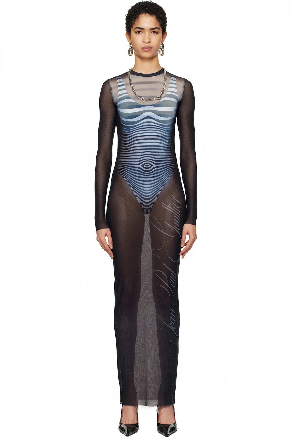 Navy 'Le Mâle' Maxi Dress
