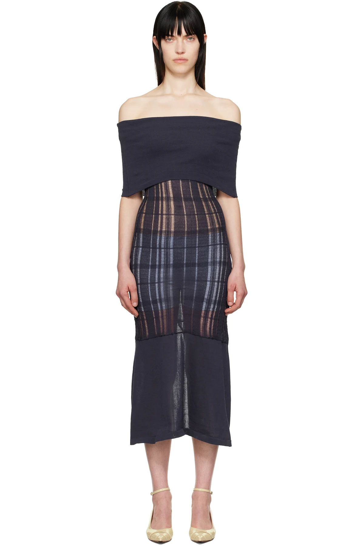Navy Cover Maxi Dress