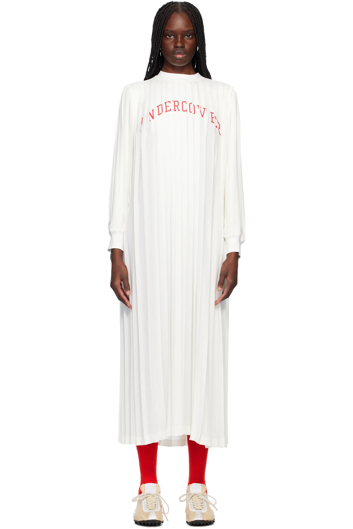 White UP1E1702 Maxi Dress