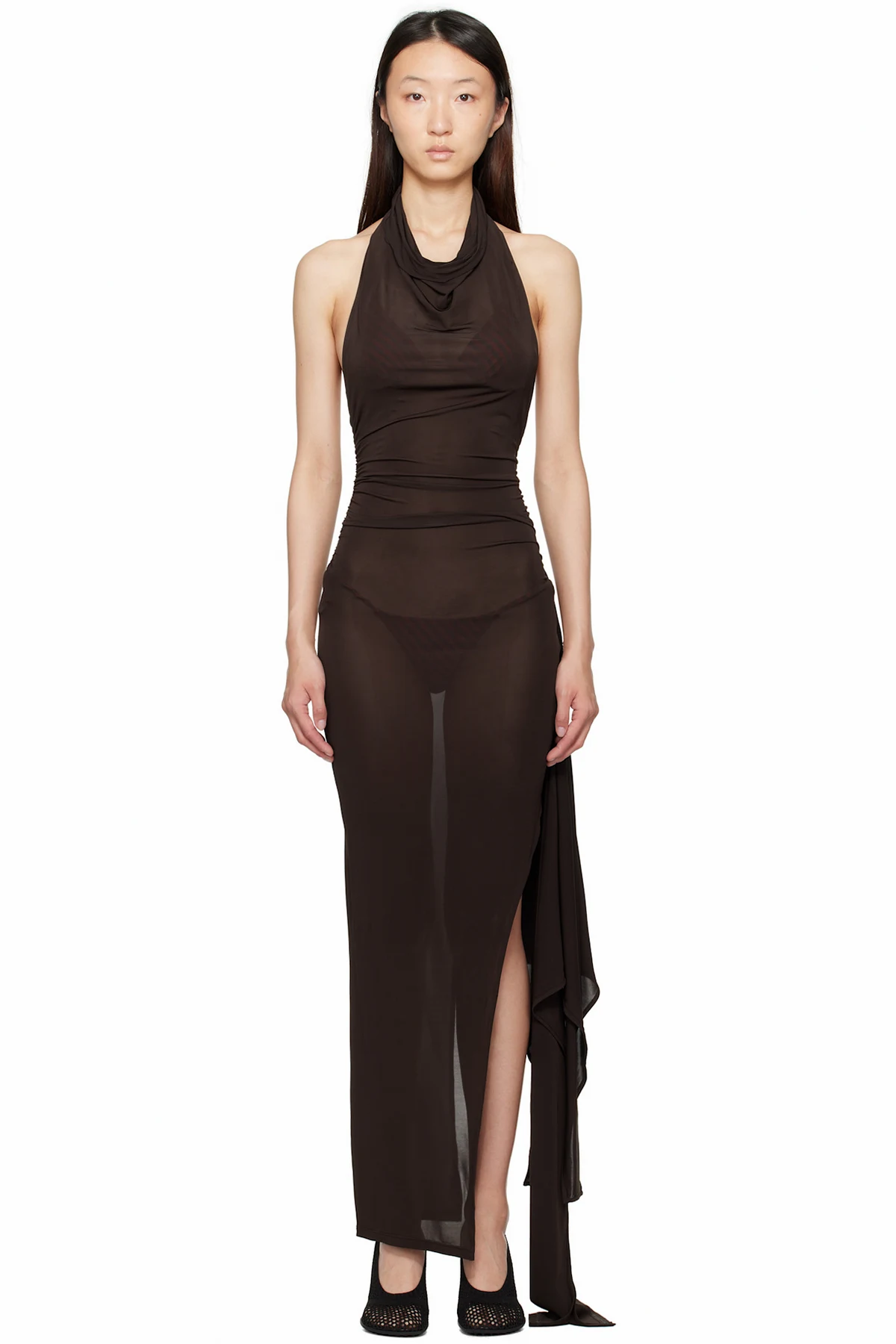 Brown Halcon Maxi Dress