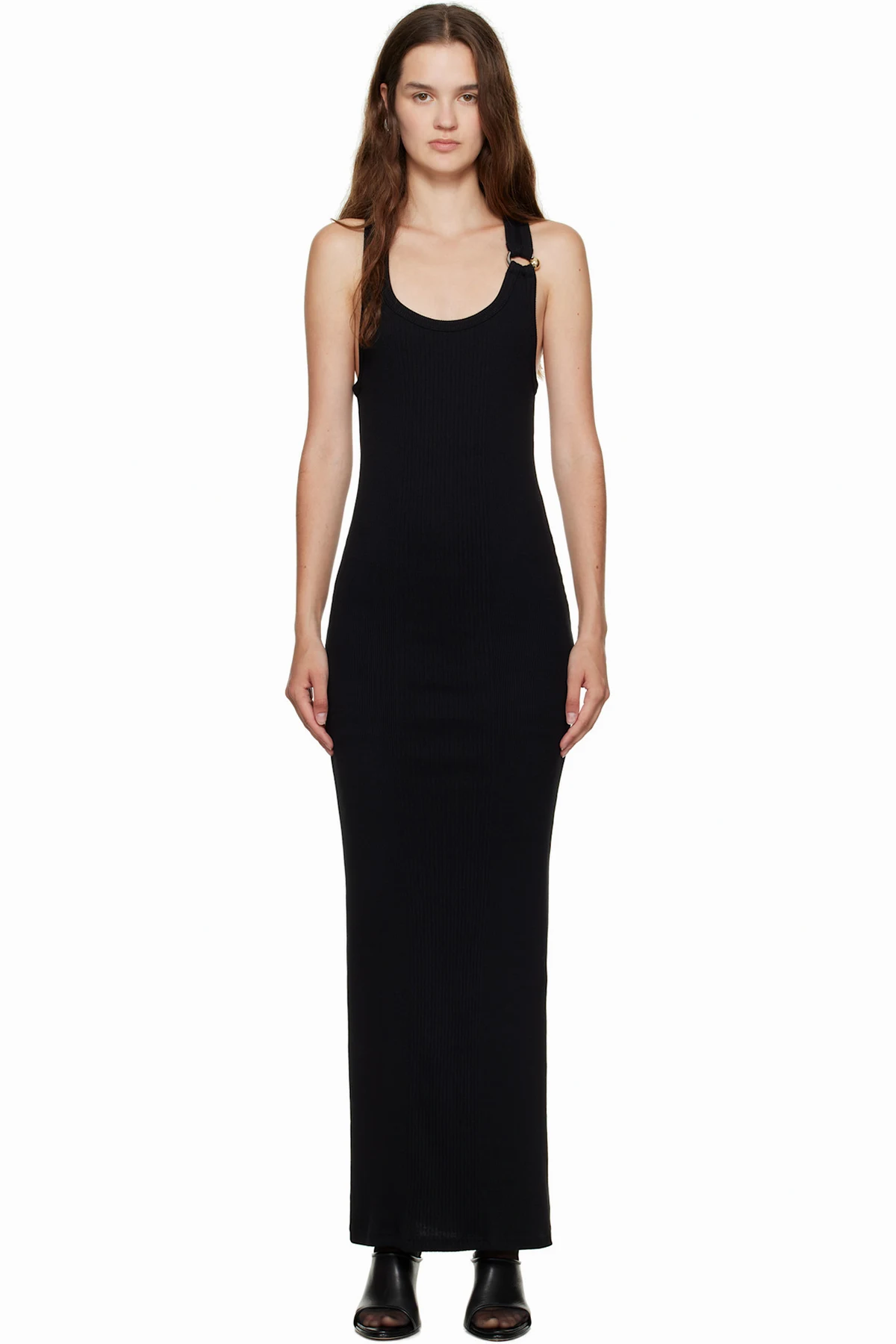 Black 'The Piercing' Maxi Dress