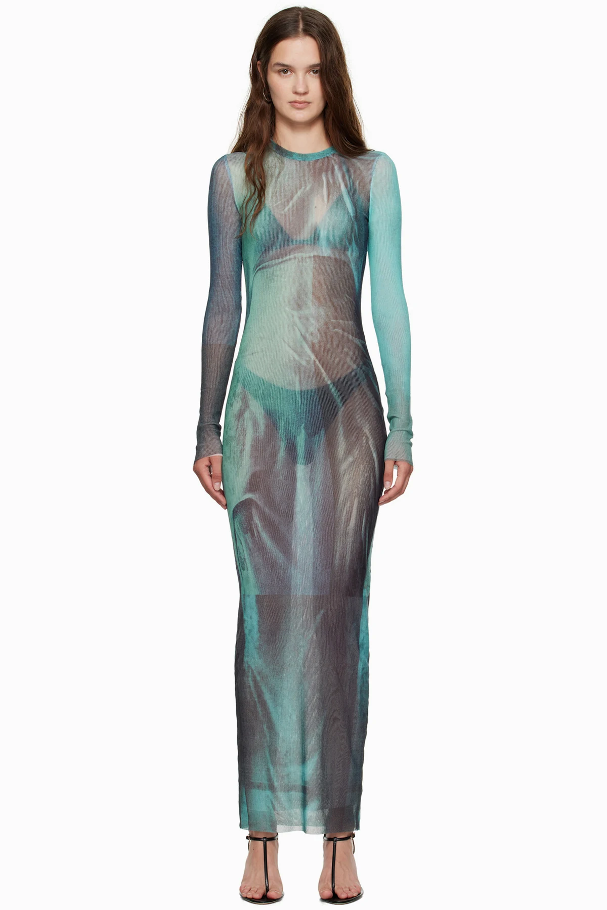 Blue 'The Long Water' Maxi Dress