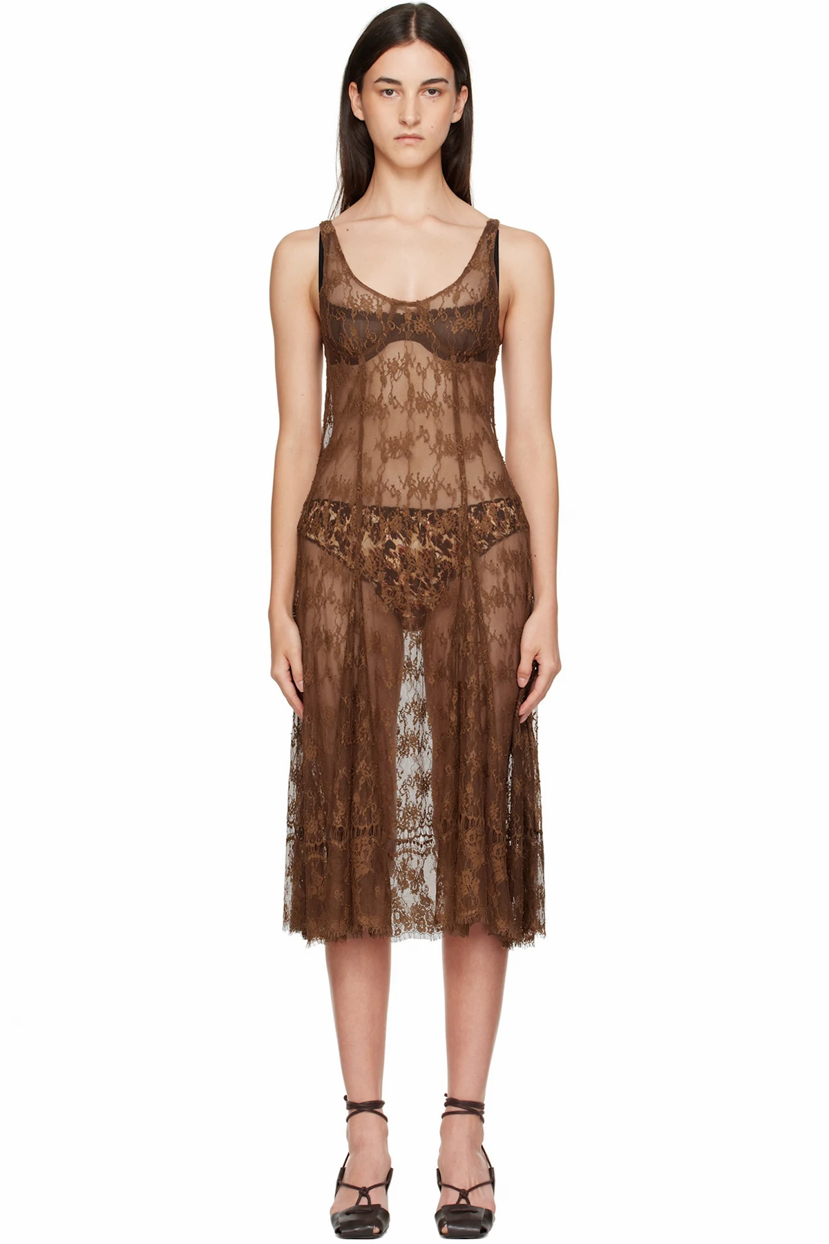 Brown Pamela Maxi Dress