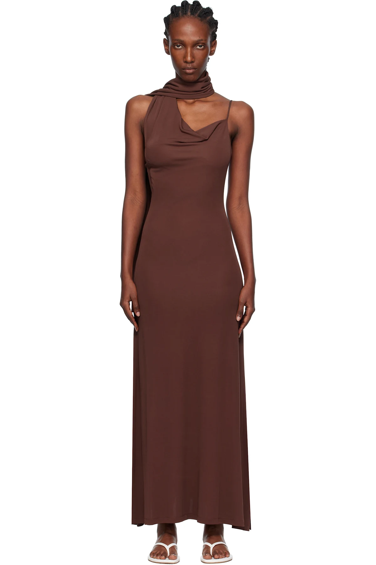 Burgundy Wisp Maxi Dress