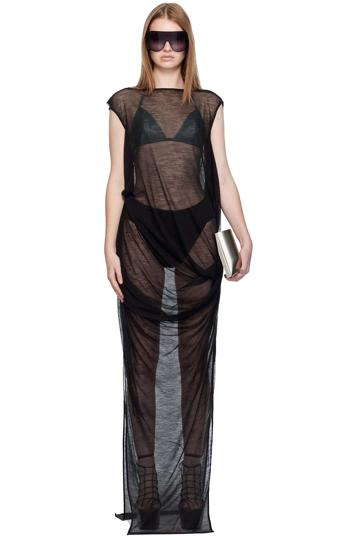 Black Concordians Nouveau Maxi Dress