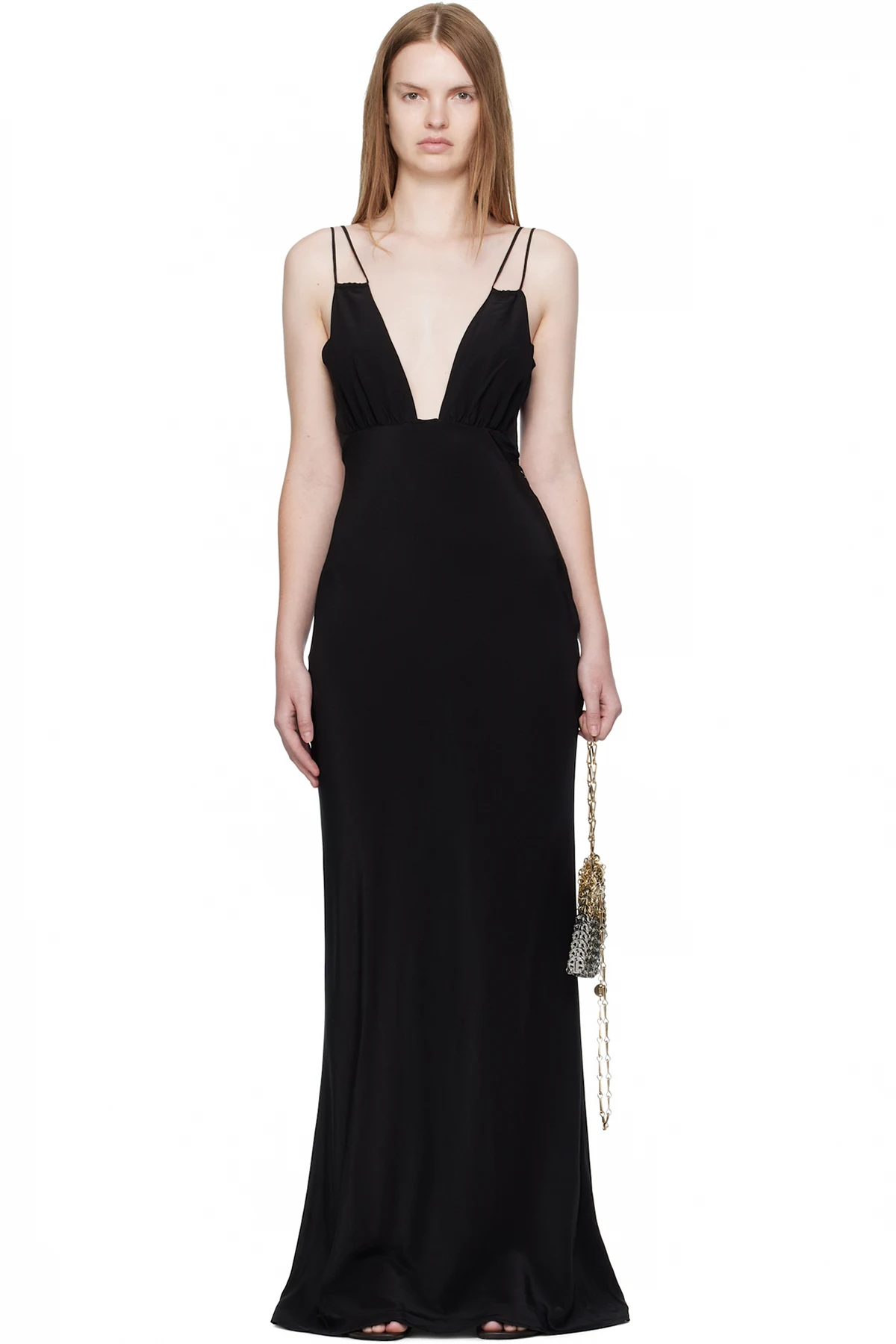 Black Elemental Bernie Slip Dress