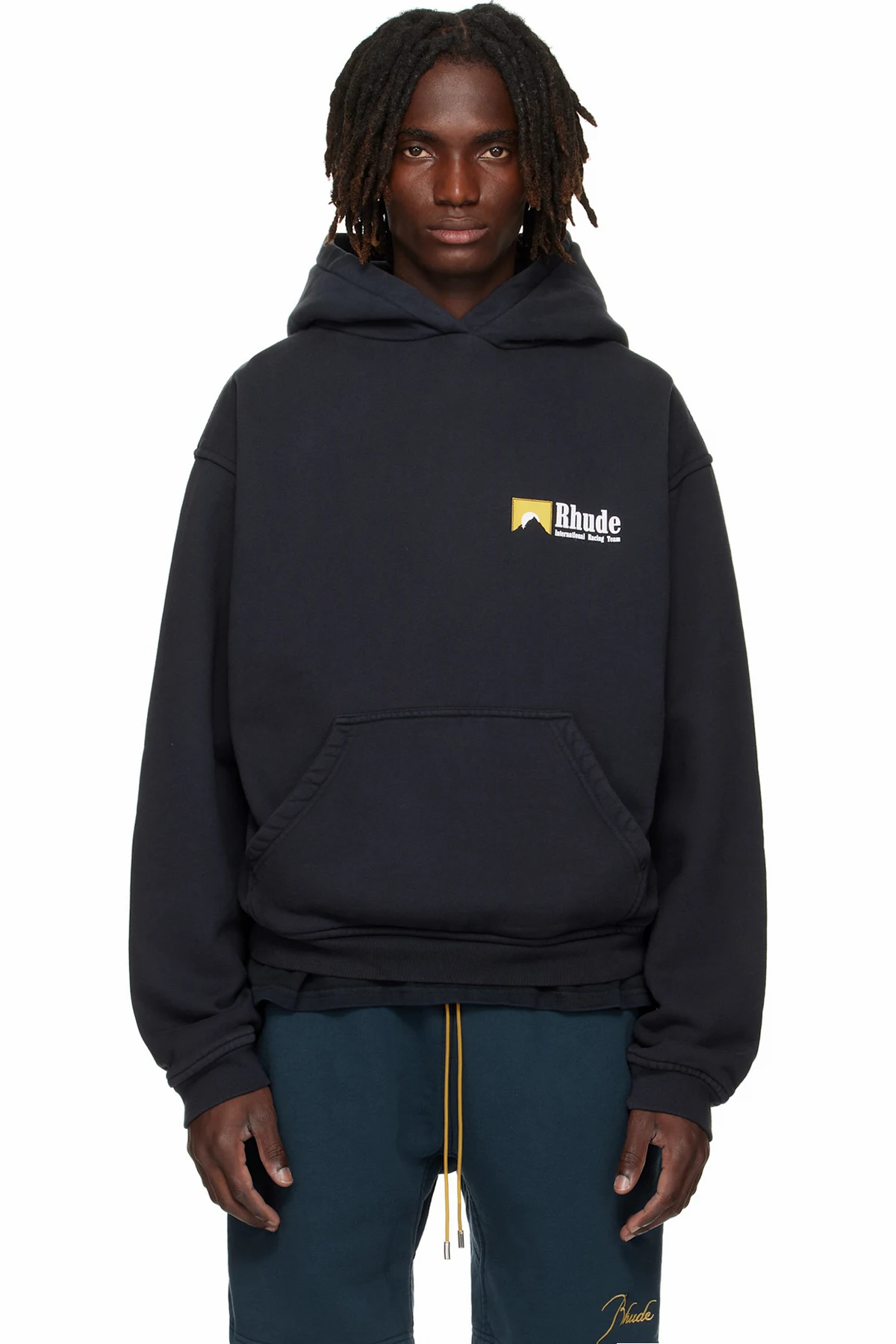Black International Racing Logo Hoodie