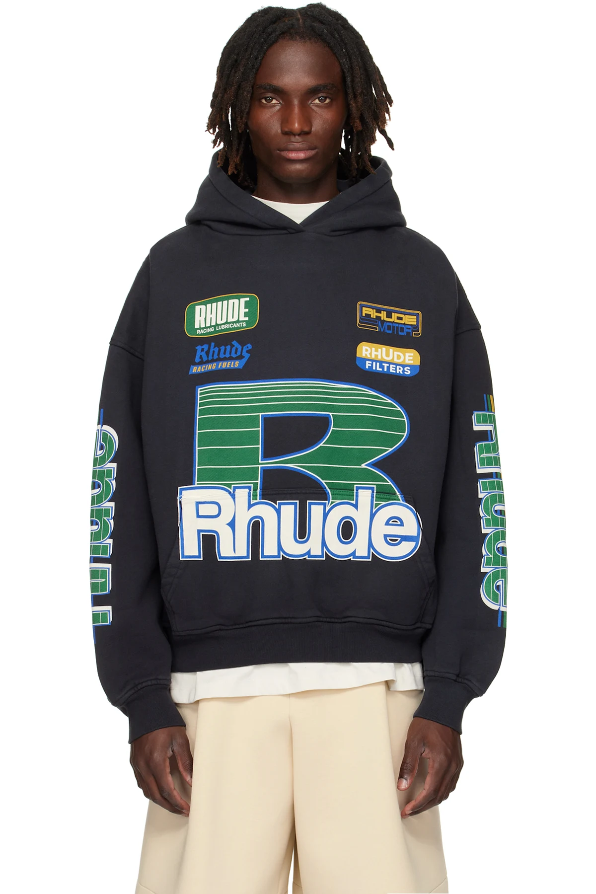 Black Roadway Racing Hoodie