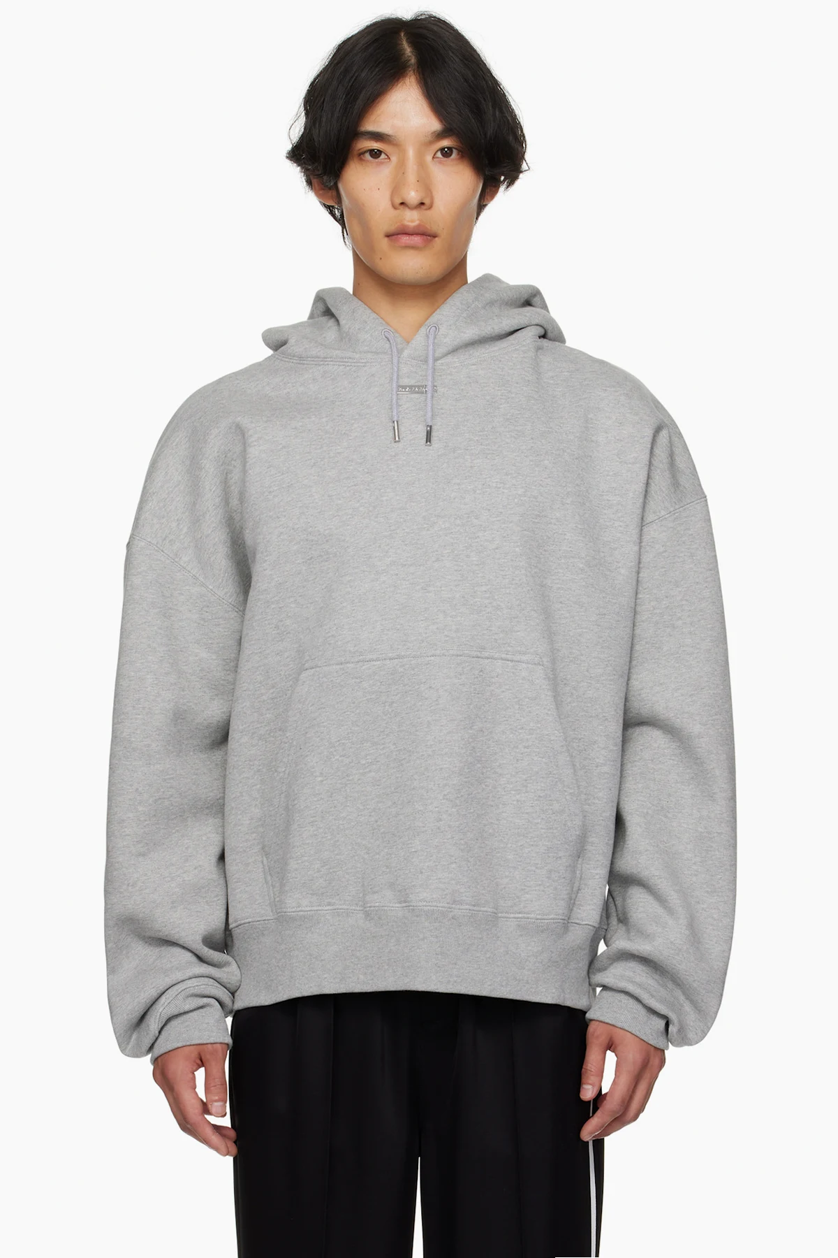 Gray Logo Hoodie