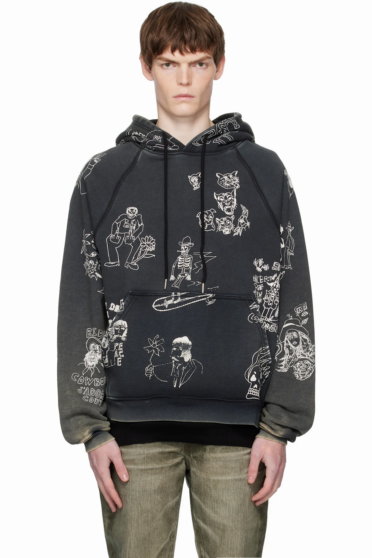 Black Thompson 'Smoking in the Boys Room' Hoodie