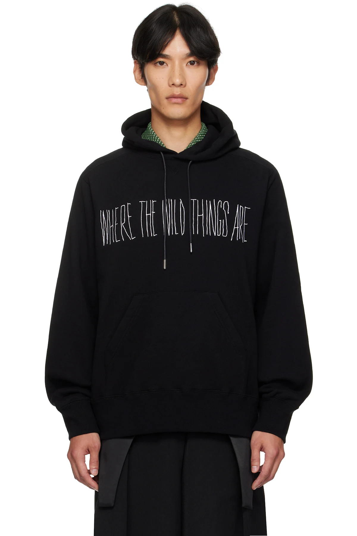 Black 'Where The Wild Things Are' Cotton Hoodie