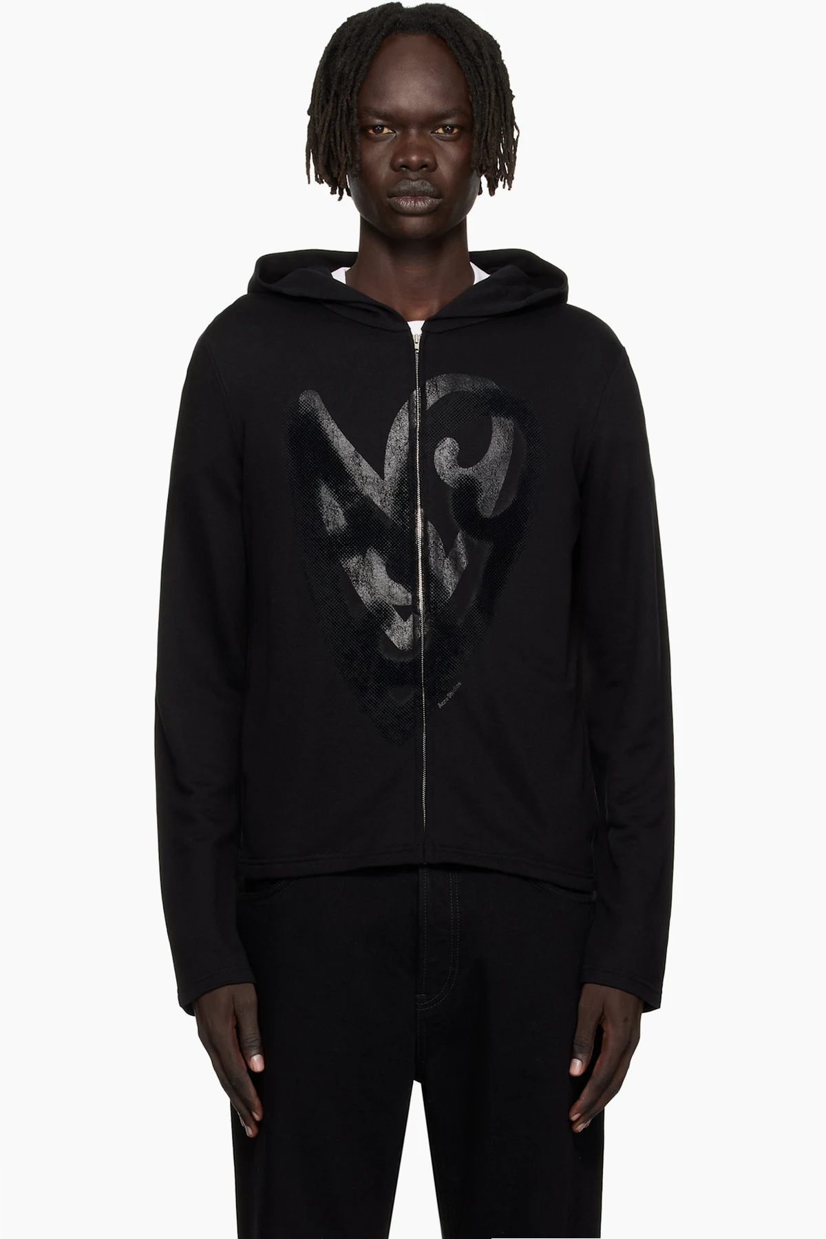 Black Heart Logo Hoodie