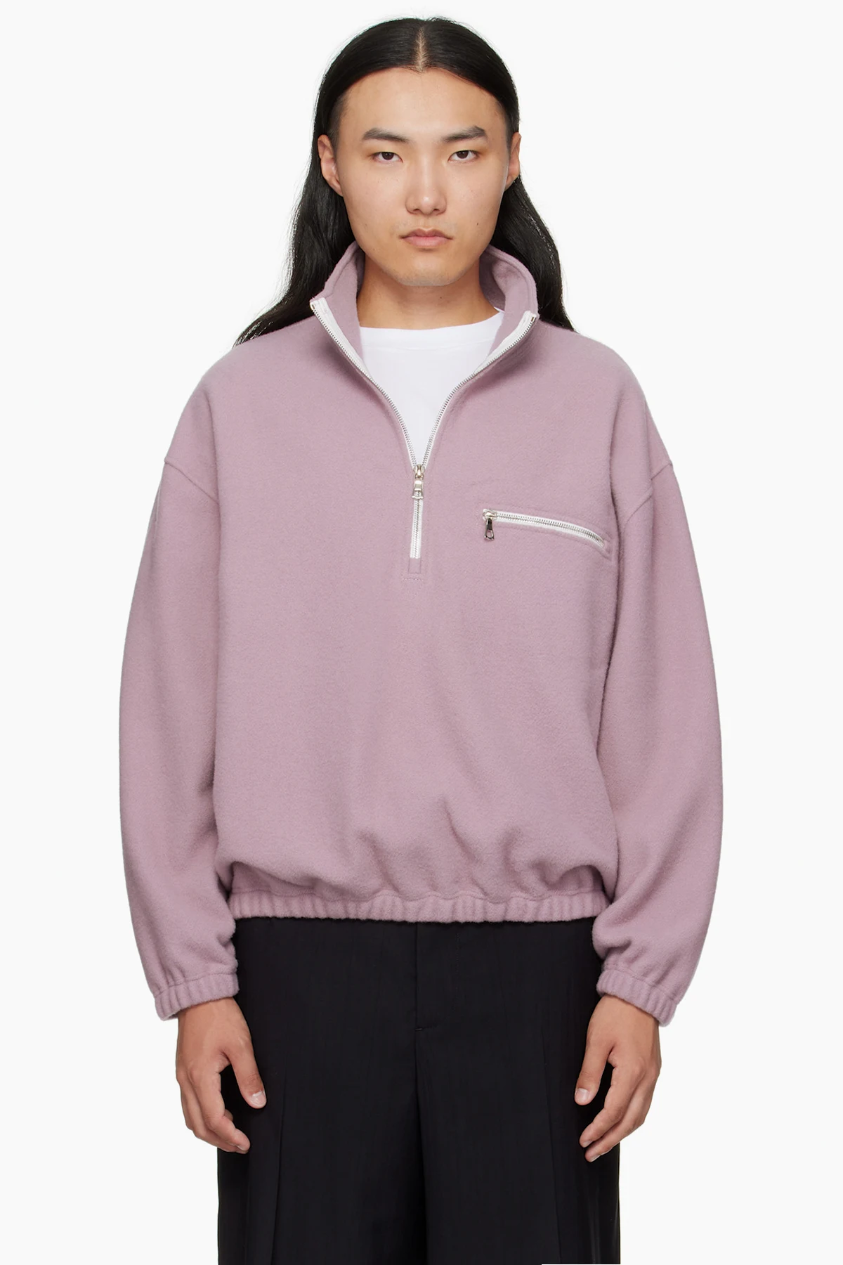 Pink Fleece Sweater