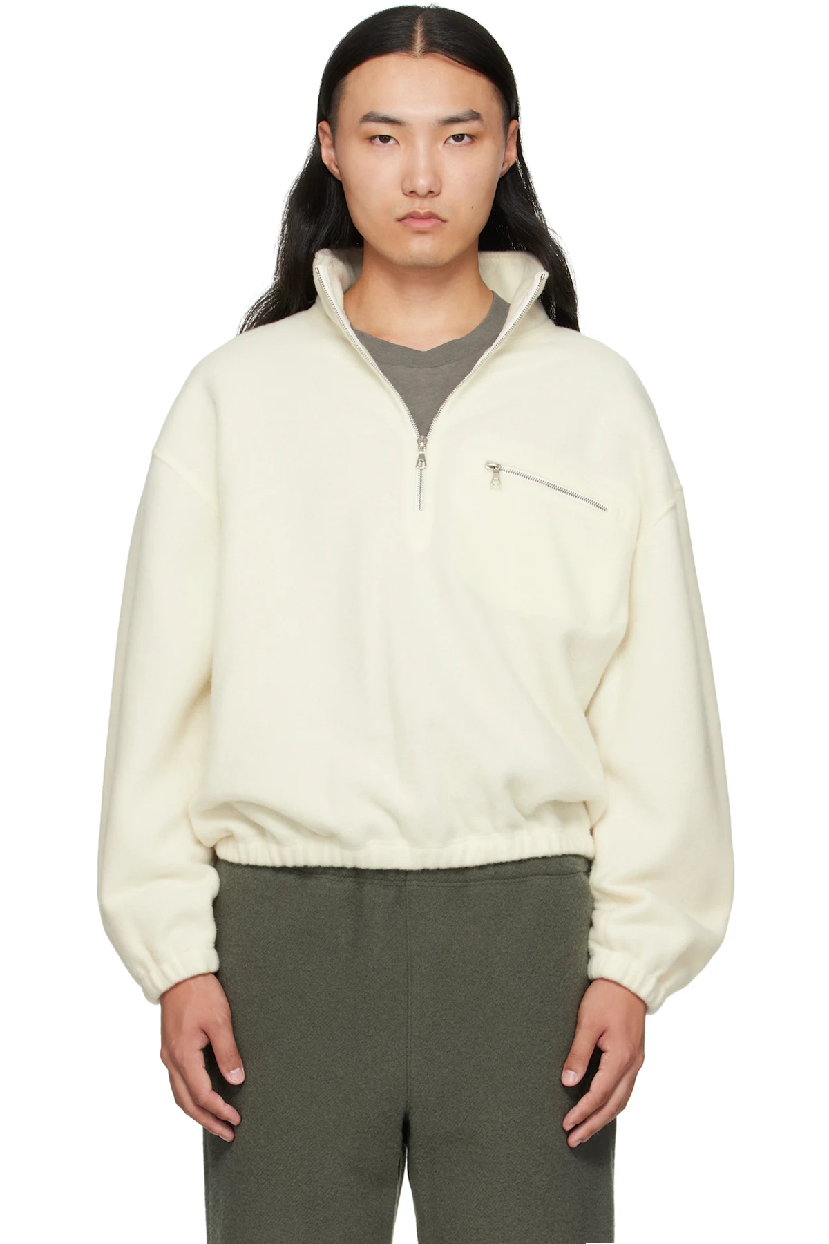 Off-White Fleece Sweater