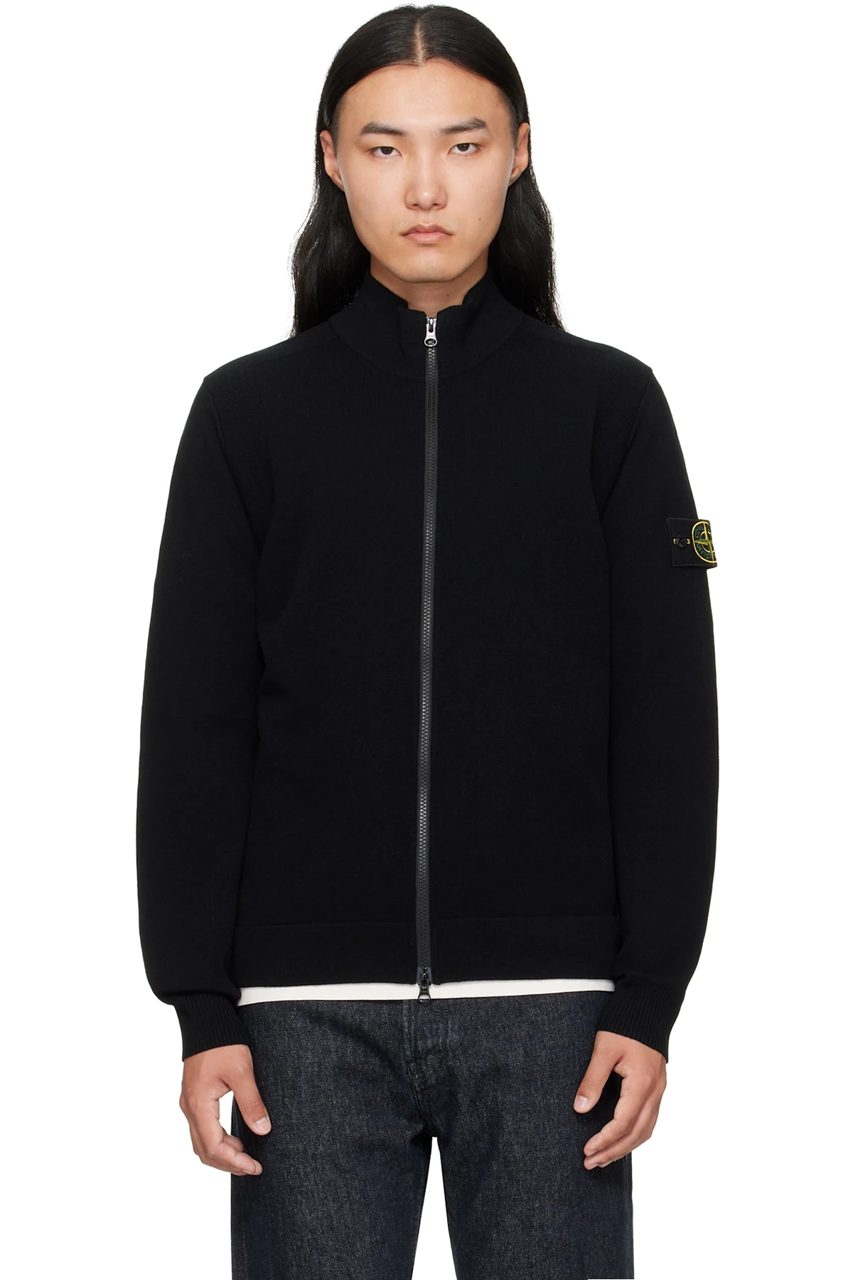Black 5100062 Stretch RWS Wool Sweatshirt