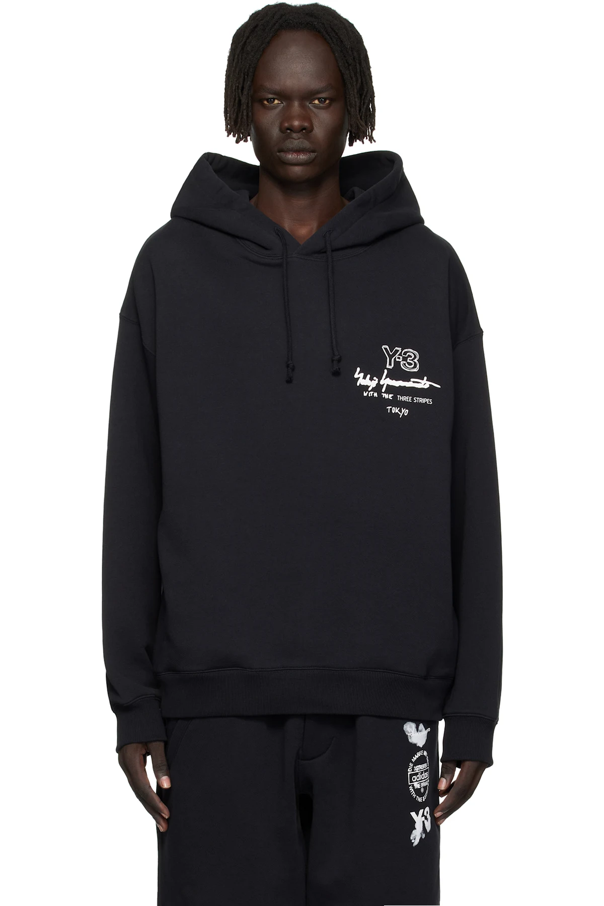 Black Graphic FT Hoodie