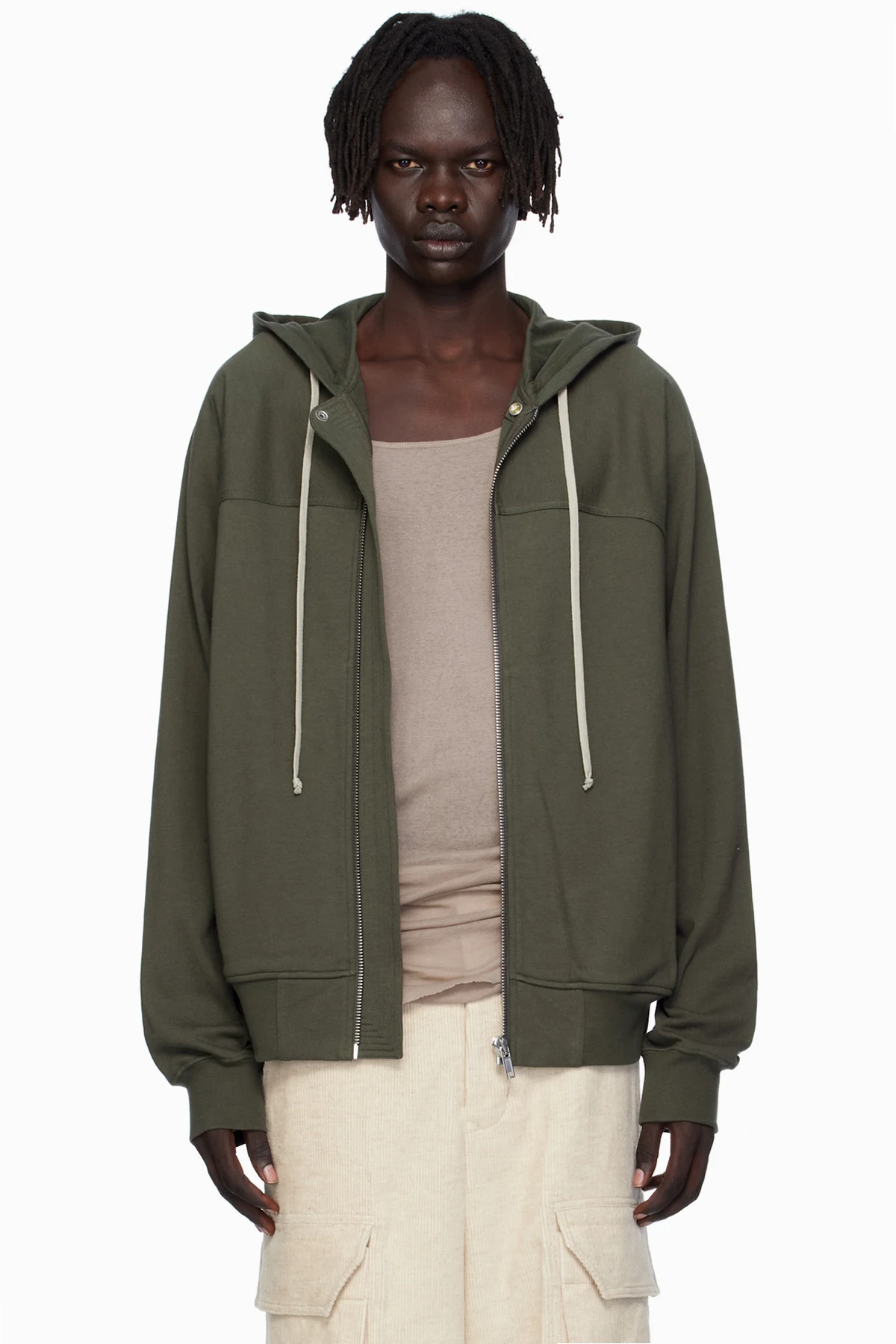 Khaki Concordians Windbreaker Hoodie